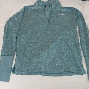 Nike Teal Quarter-Zip Pullover